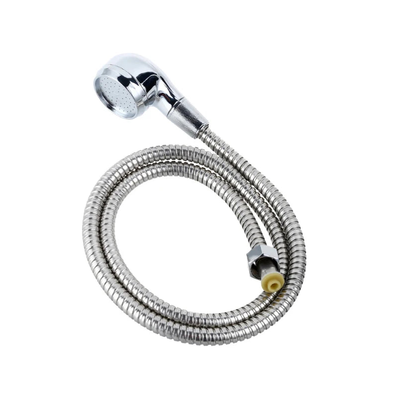 Manufacturer Wholesale Hair Salon Hot and Cold Faucets Copper Core Iron Cap 304 Steel Wire Outlet Valve Shampoo Faucet