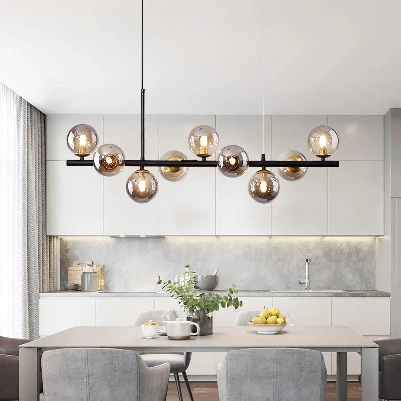 Skyline Linear Wall Lamp Strip Family Decoration Black White Steel Bar Villa Aisle DIY Length LED Ceiling Light Cutting Sconce