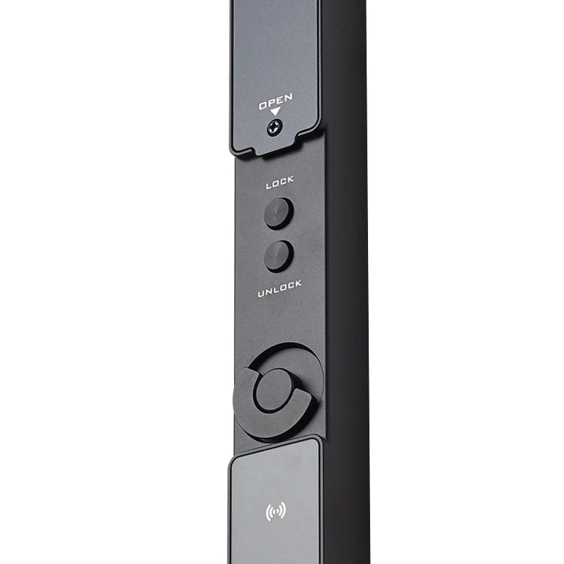 New Style Broken Bridge Aluminum Door Ultra Narrow Ultra Thin Frame Face Recognition Palmprint Fully Automatic Smart Door Lock