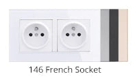 Coswall Luxury Crystal Tempered Glass Panel 1 Gang 1 Way Light Switch On / Off Wall Switch With LED Indicator 16A AC 250V