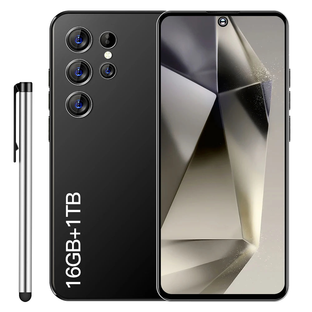 Cellphone SmartPhone S25 Ultra 16GB+512GB Smartphone 7inch Unlocked Dual Card 5G Phones Android 14 Mobile Phones