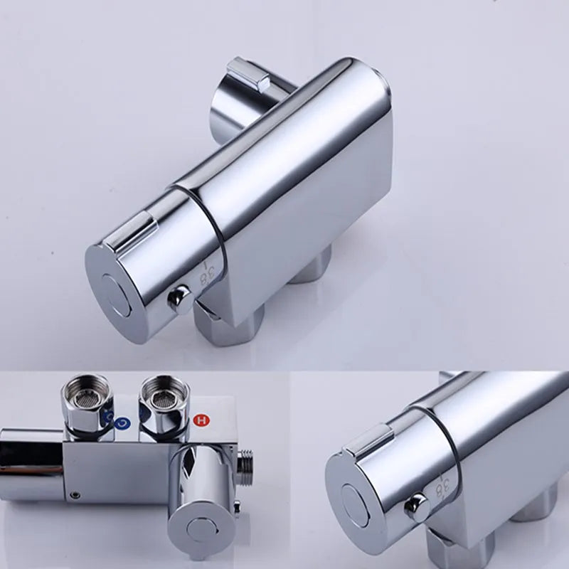 Thermostat Bidet Set Wall Mounted Bathroom Shower Toilet Portable Sprayer Kit Cold Hot Water Hygienic Shower Thermostatic Valve