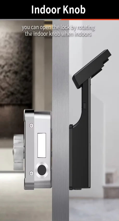 3D Face Recognition Front Door IP67 Waterproof Smart Lock Remote Keyless Fingerprint Password Unlock Cloud Wood Compatible