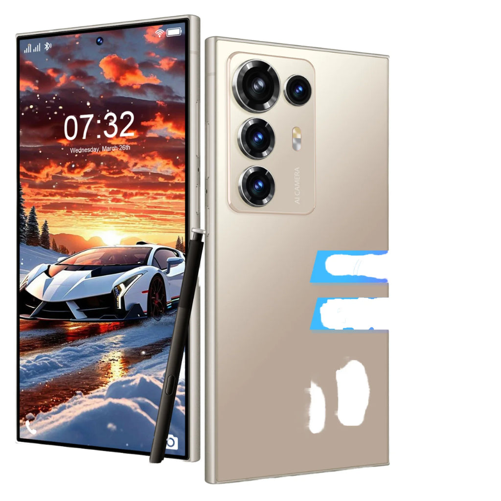 S25 ULTRA 5G Smartphone 7.3 Inch HD Screen 8800mAh Battery 108MP Camera DecaCore Phone CPU MTK Processor LTE CDMA Mobile Phones