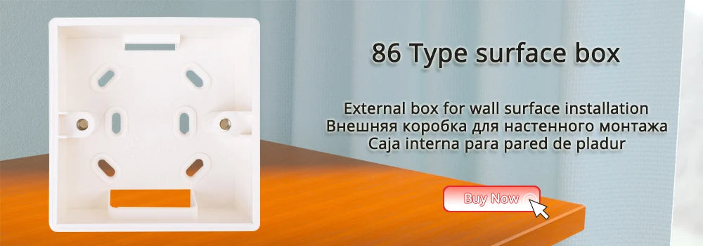 Coswall Luxury Crystal Tempered Glass Panel 1 Gang 1 Way Light Switch On / Off Wall Switch With LED Indicator 16A AC 250V