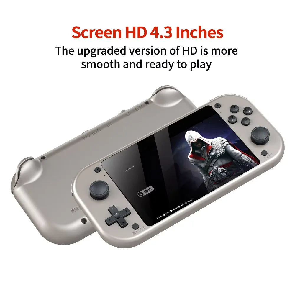 M17 4.3 Inch Horizontal HD Screen Open Source Arcade Hand Held Game Console 2025 Classic Portable M17 Retro Handheld Game Player