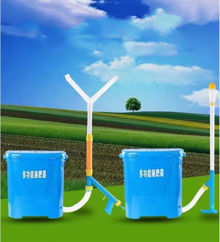 Manual Backpack Grass Lawn Fertilizer Drop Spreader /manure Spreader Machine