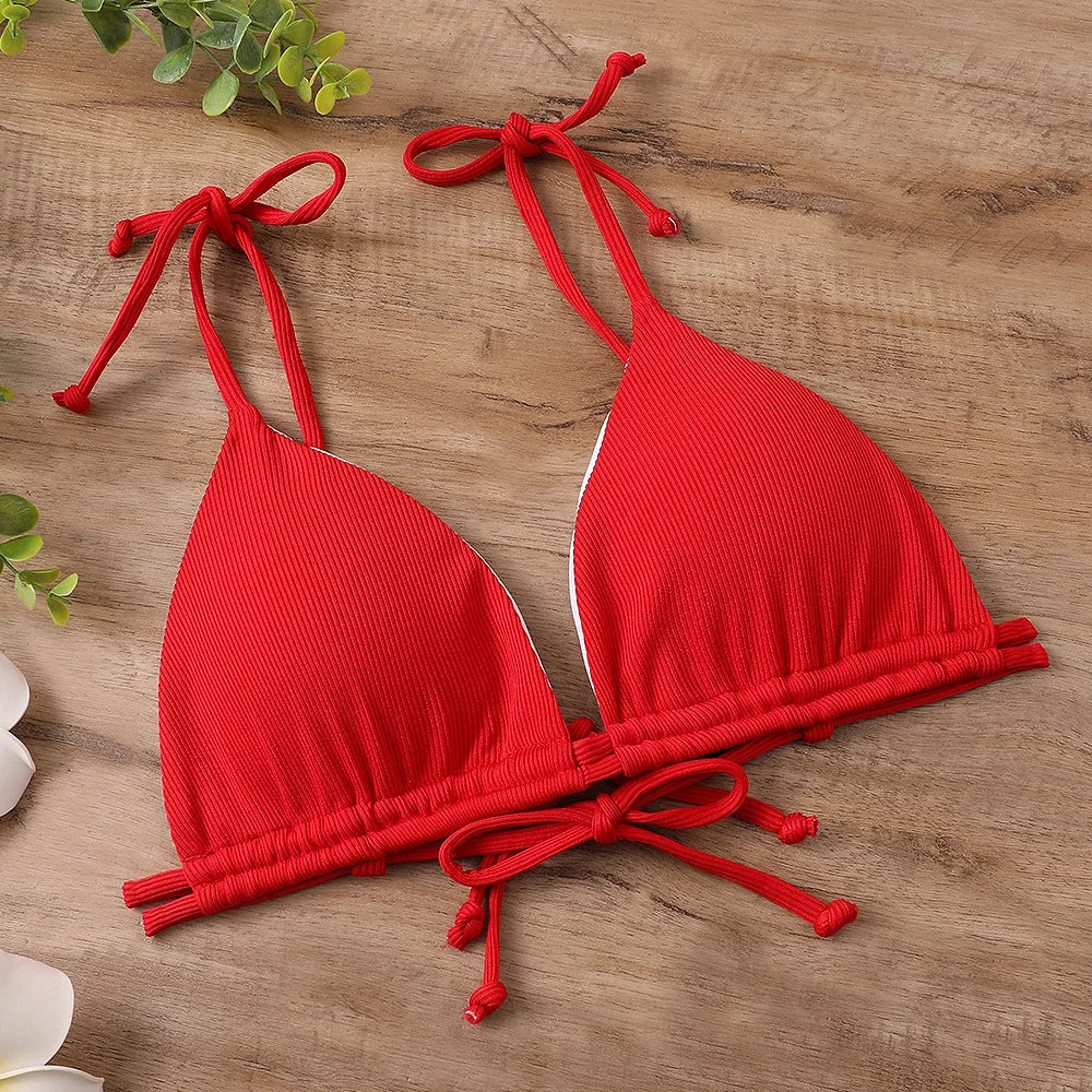 Bikini Suit Women's  Summer Beach Suit Brazil Swimsuit 2023 Sexy Women's Hot Spring Swimsuit Biquini  Ropa Mujer