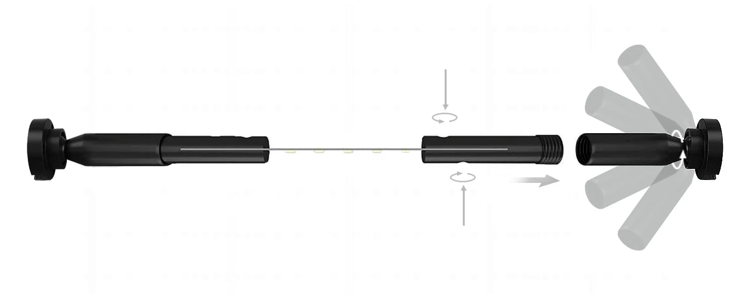 Skyline Linear Wall Lamp Strip Family Decoration Black White Steel Bar Villa Aisle DIY Length LED Ceiling Light Cutting Sconce