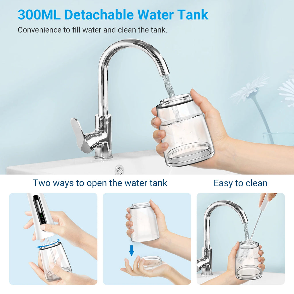 Teeth Oral Irrigator Dental Manufacturer Portable Tooth Cleaner Mouth Shower Wash Machine Usb Rechargeable Water Flosser