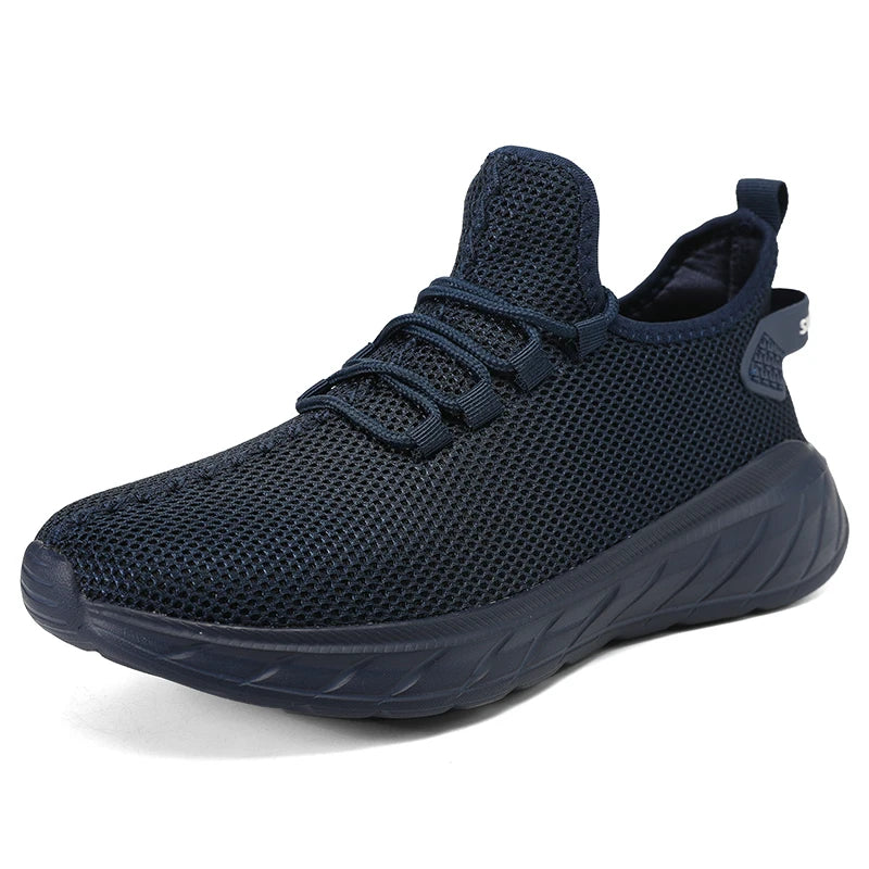 Men's Road Running Shoes Sneakers Track Trail-running Shoes Running Minimal Jogger Fabric Air Mesh Athletic Low-top Lace up