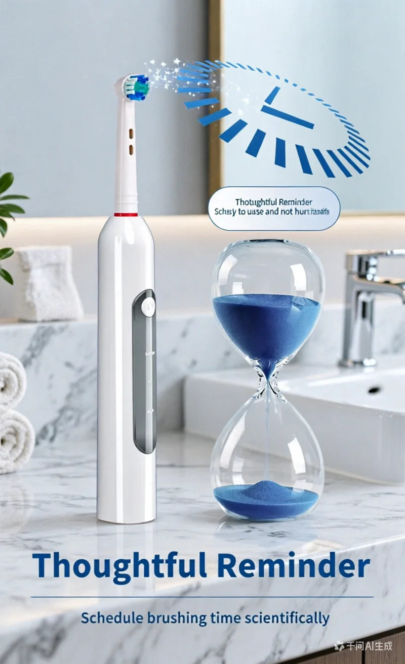 2026 Summer Rechargeable Sonic Electric Toothbrush Teeth Cleaner Oral Care Smart Timer IPX7 Rotating Electric Toothbrush
