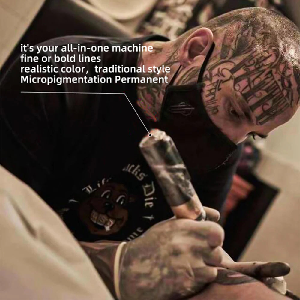Ambition New Soldier Rotaty Battery Pen Wireless Tattoo Machine Portable Power Pack 2400mAh LED Digital Display For Body Art