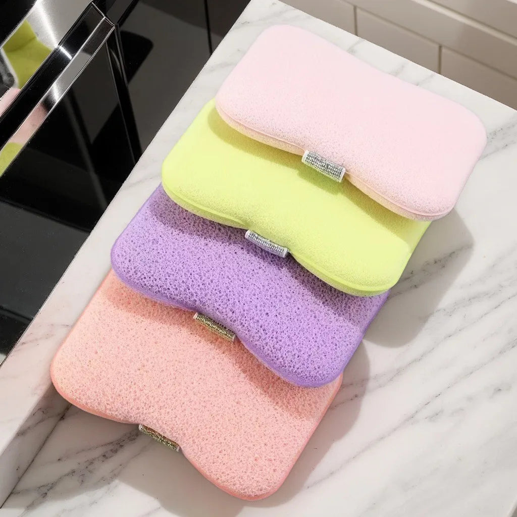Create Bubble Soap Bag Bath Sponge Puff Shower Foamer
