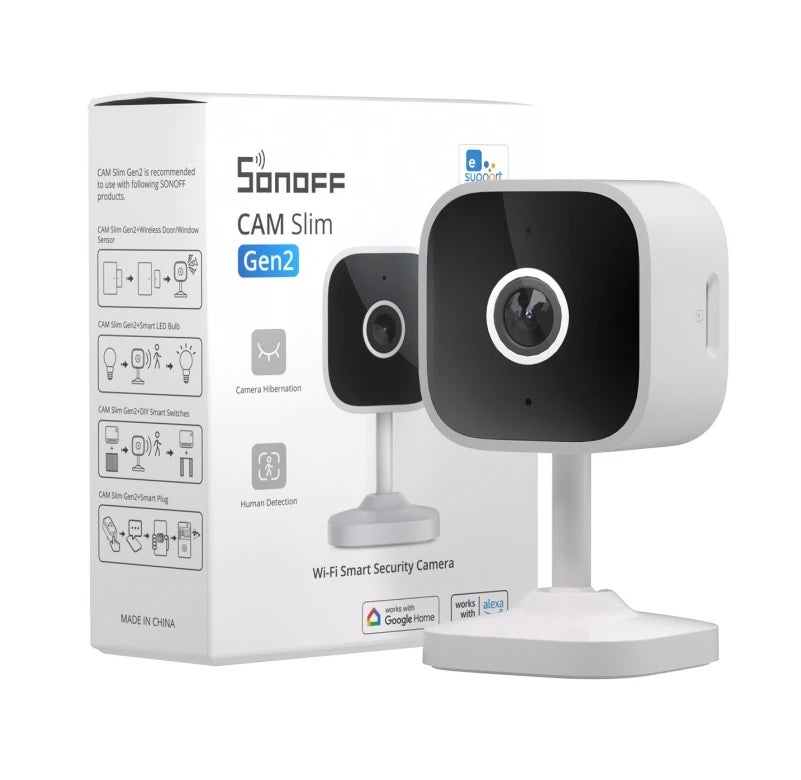 SONOFFCAMSlimGen2 Easy Micro WiFi Remote Monitoring Playback Mobile Detection Cloud Storage Camera
