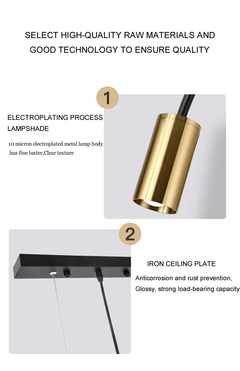 2021 New Restaurant Chandelier Light Luxury Nordic Dining Living Room Table Bar Minimalist Chandelier Simple Modern Light