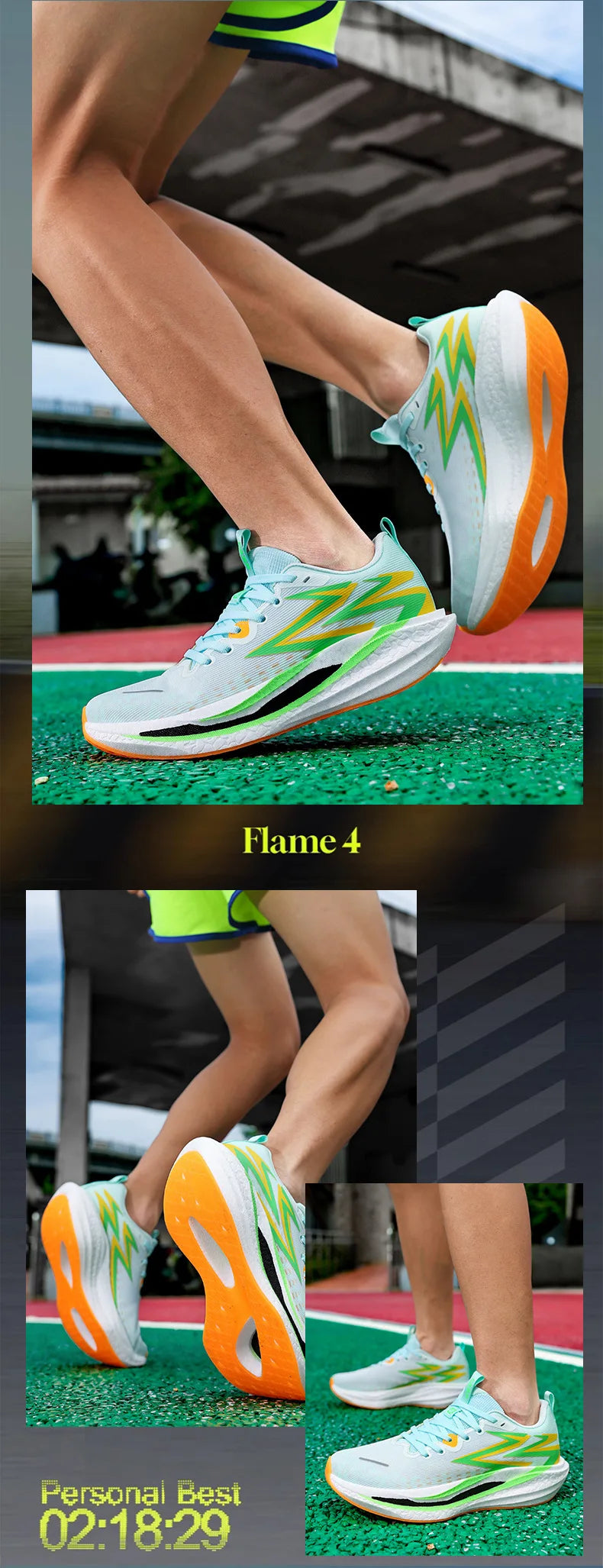 New Pointed Running Shoes Marathon Casual Sports Breathable Mesh Lightweight Lace-Up Closure Unisex Summer Cushioning TPR