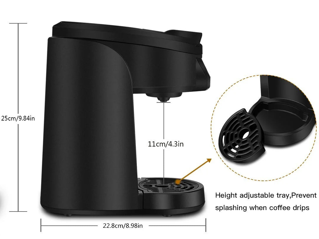 Electric Keurig K-Supreme Single Serve K-Cup Coffee Maker for Household Hotel & Outdoor Use