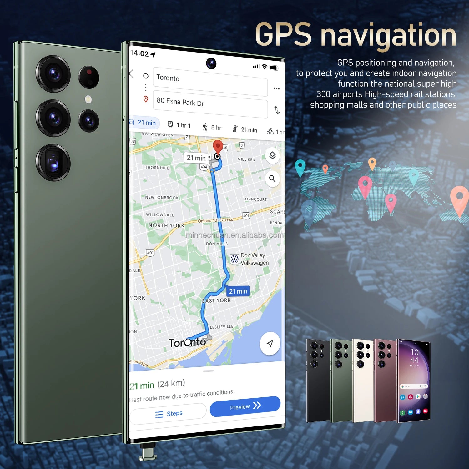 2024 Market Factory Price S24 Ultra+ Unlocked Smartphone Dual SIM Card Mobile Phone 5G S24 Ultra 16GB+1TB Cell Phones