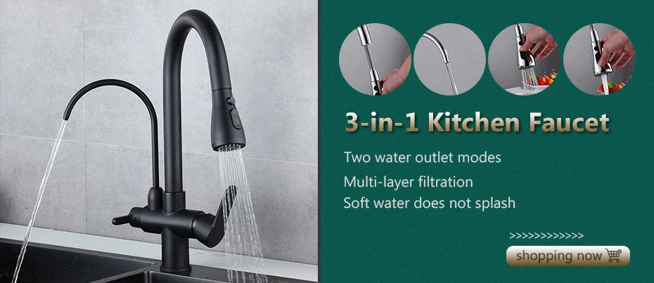 Black Faucet Bathroom Sink Faucets Hot Cold Water Mixer Crane Deck  Mounted Single Hole Bath Tap Chrome Finished ELM457