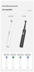 Smart Rotating Self-Cleaning Electric Toothbrush with Inductive Charging Waterproof Adult DuPont Soft Hair Head Brush