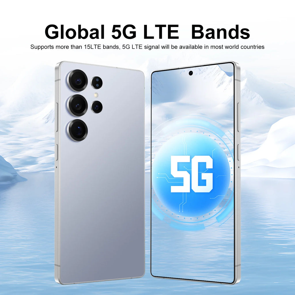 US Local Stock Unlocked 7.3 Inch S25 Ultra 5G Smartphones Built in Stylus Face ID Mobilephone Ai Phones Android