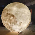 Luminous Duckpin Lamps Corridor Landscape Floor Lamp Living Room Decoration Paint Frosted Glass Fiber Globe Motif Light