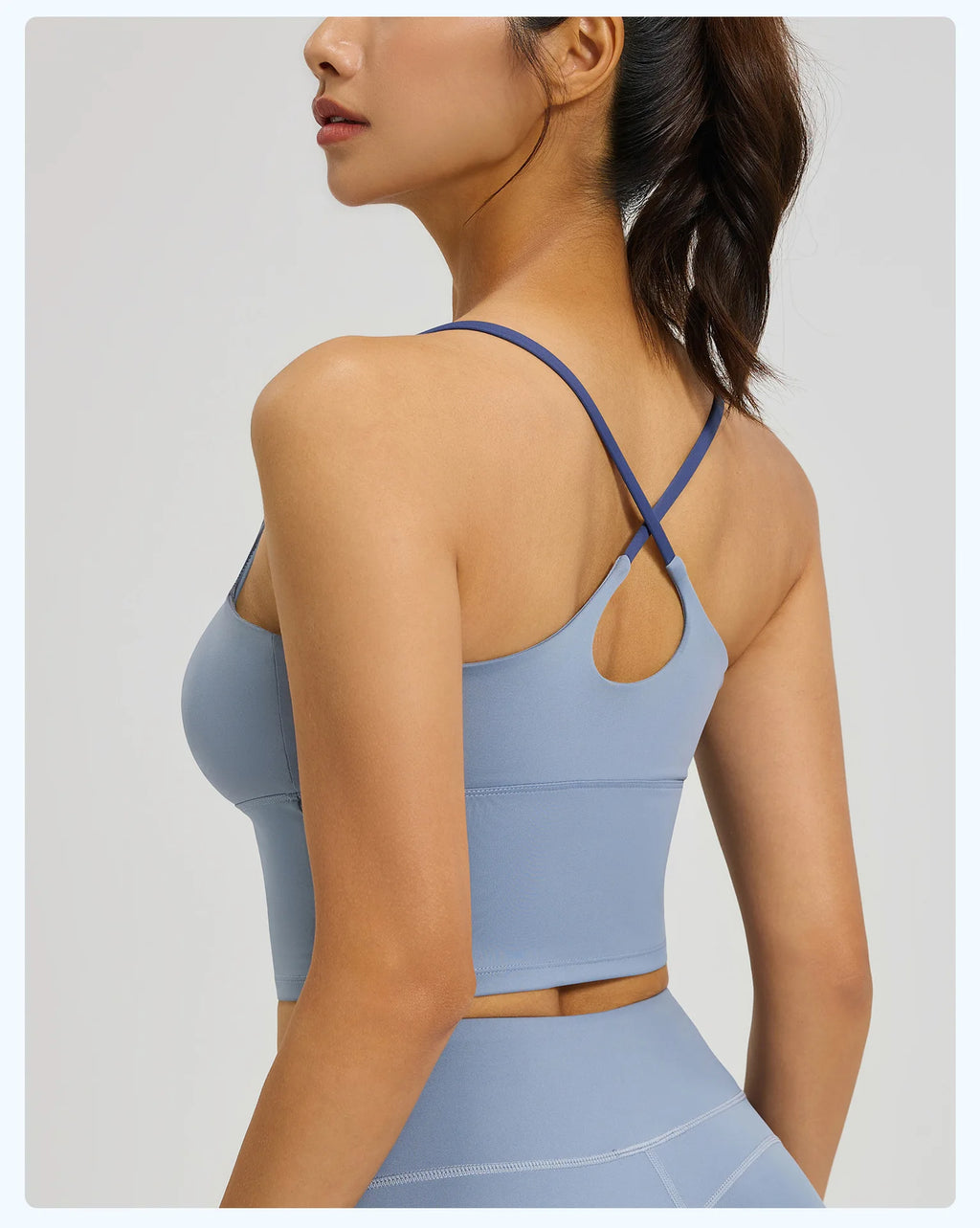 Wholesale Custom Logo Sportswear Set Sweat-wicking High Waisted Butt Scrunch Workout Set for Women Yoga Fitness Gym