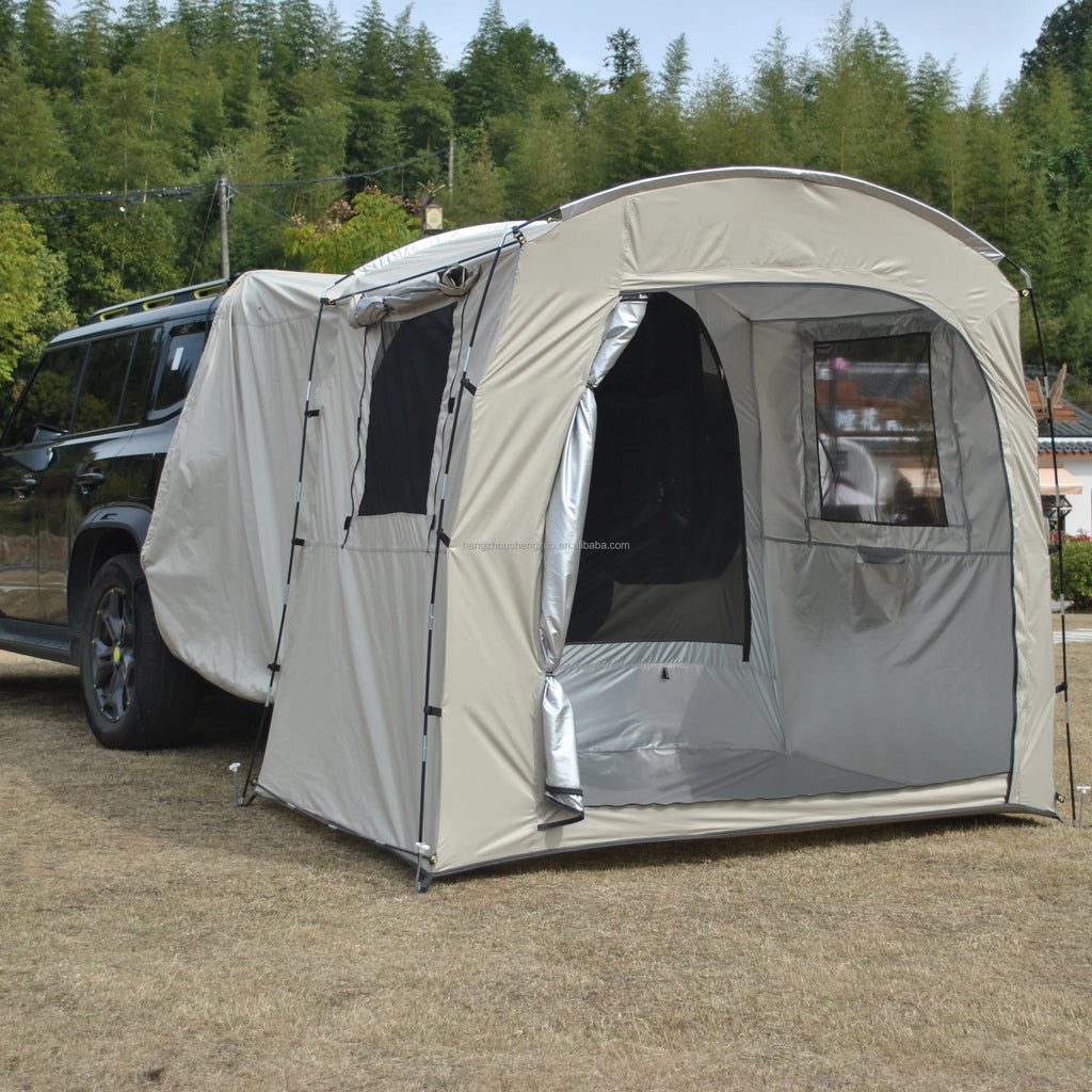 Car Rear Rest Tent Long-distance Driver's Tent 2/3 Person Car Tent, SUV Tailgate Tent, Car Hatchback Tent with Screen Window