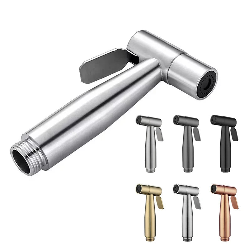 Handheld Bidet Sprayer for Toilet Stainless Steel Adjustable Pressure Bidet Faucet Diaper Sprayer Set with Hose Attachment