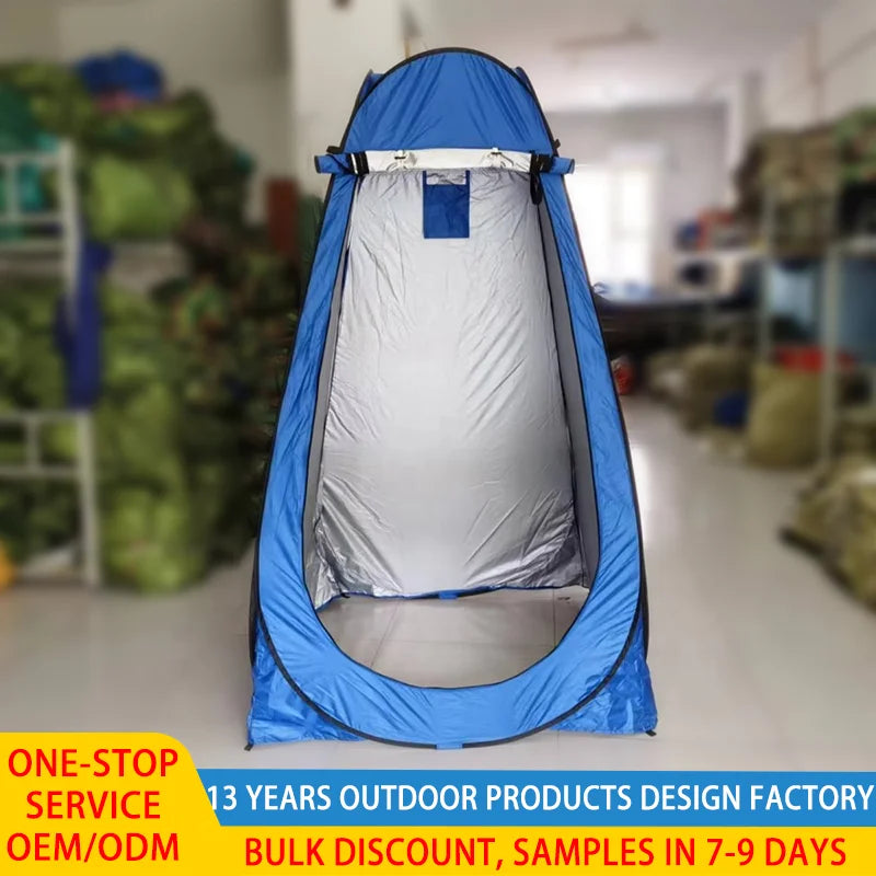 OEM/ODM Pop-Up Privacy Shower Tent | Portable Toilet Changing Tent | Camping Outdoor Waterproof 1000-1500mm Polyester Tents