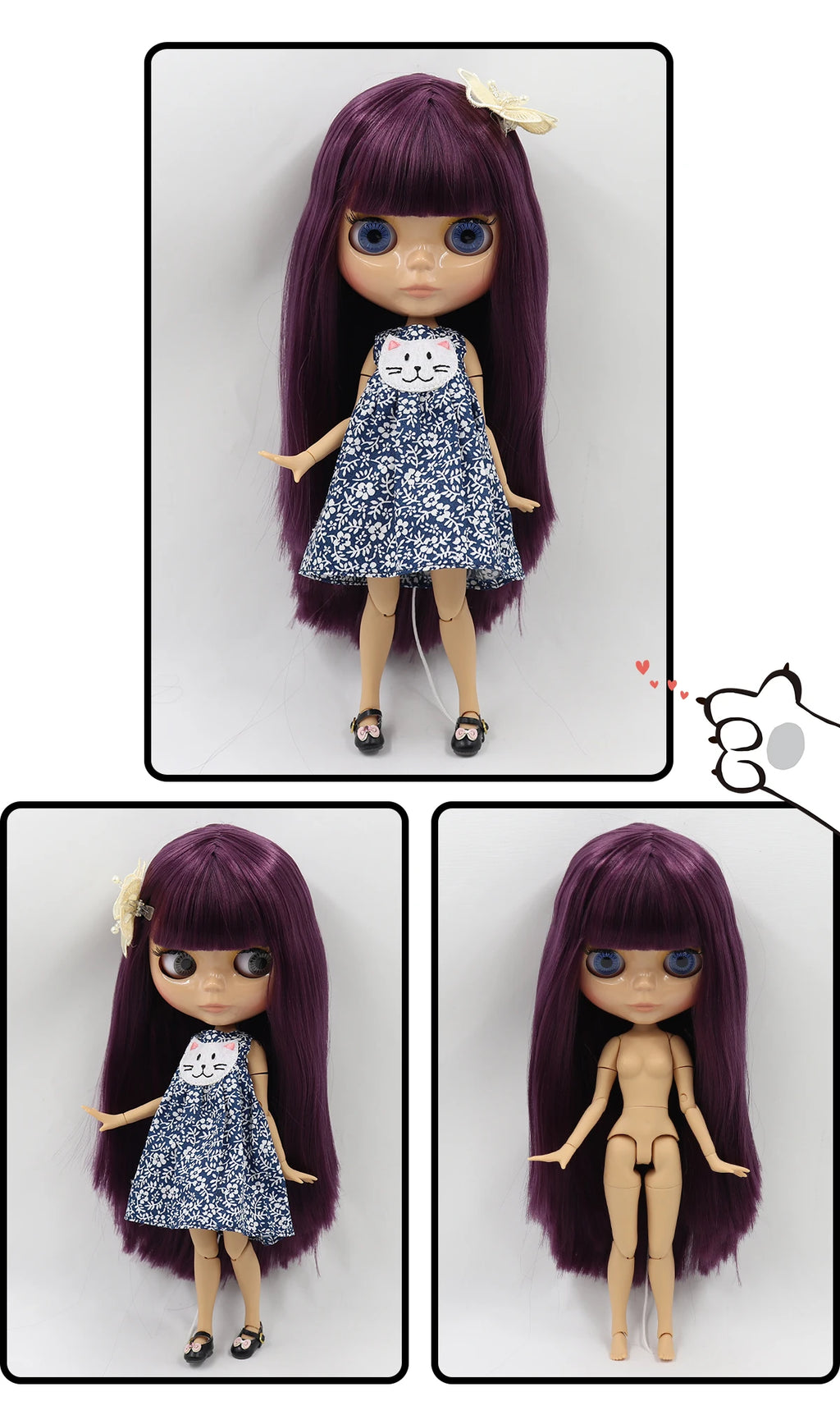 ICY DBS Blyth Doll 1/6 BJD Toy Joint Body Special Offer Lower Price DIY Girls Gift 30cm Anime Doll Random Eyes Colors