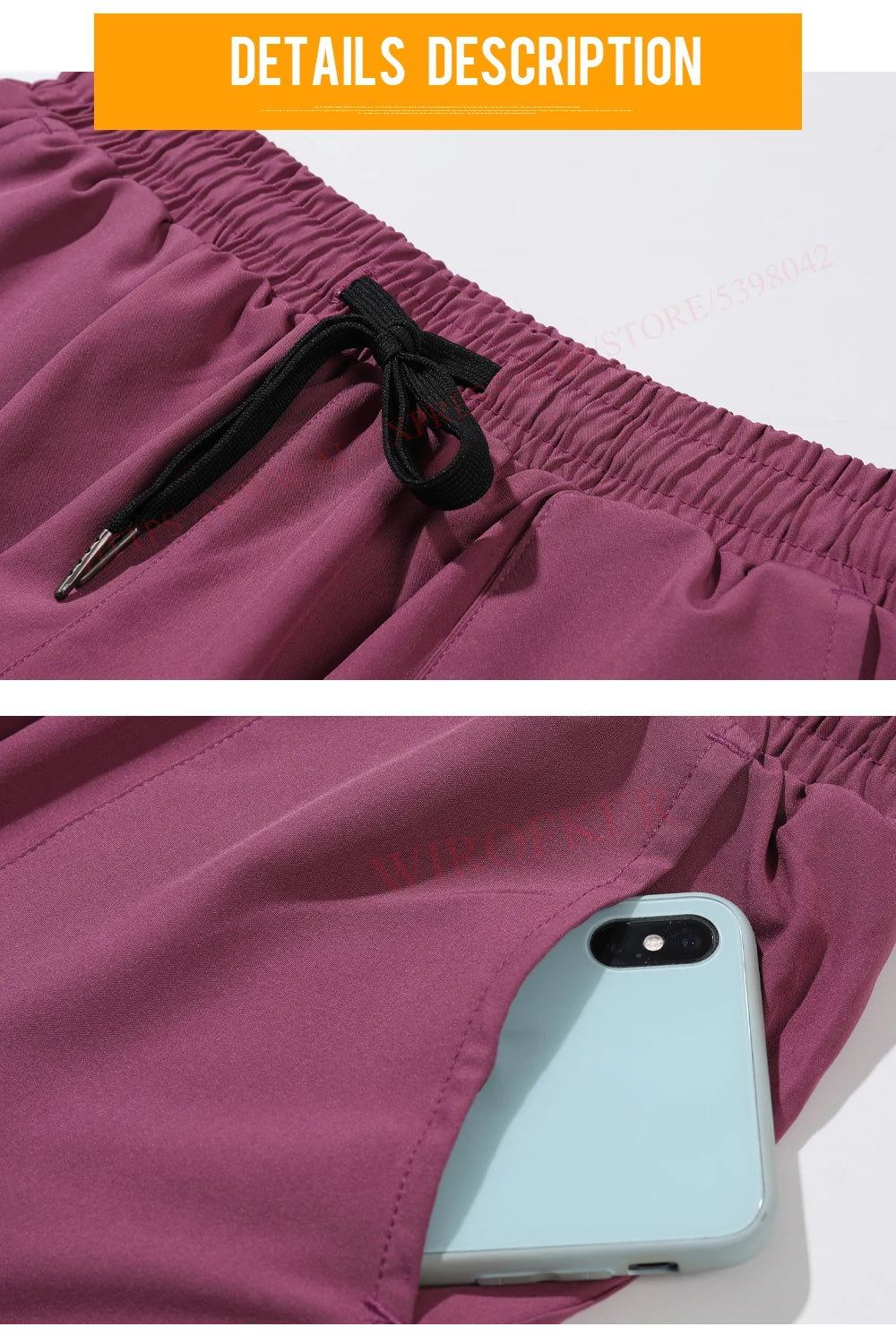 Women Running Trousers 2 In 1 Yoga Sports Fitness Leggings Quick Dry Jogger Training Sportpants High Waist Female Gym Pants
