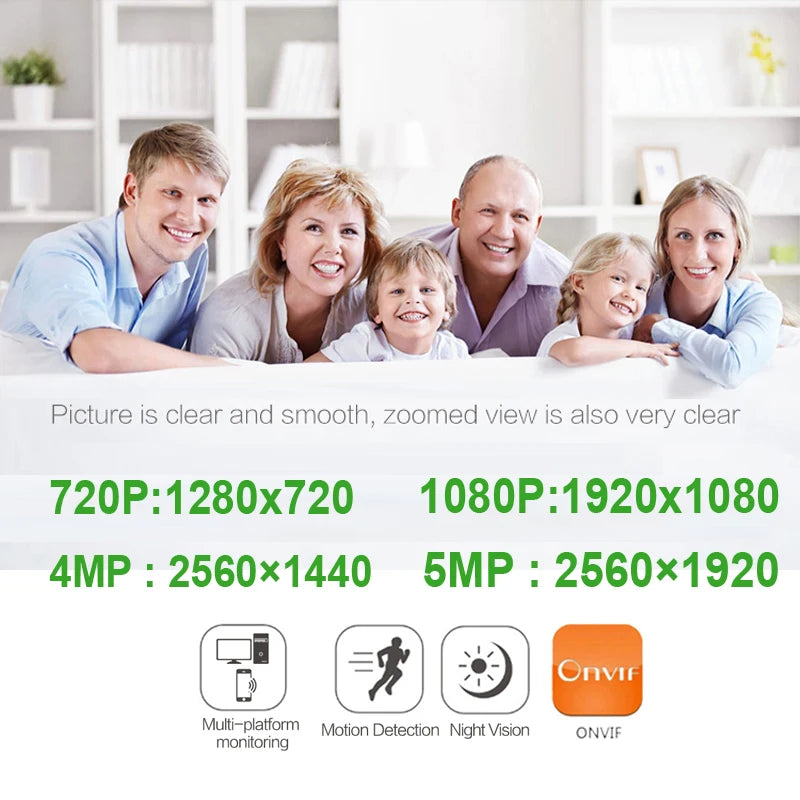 HD Cam AHD Camera CCTV Security Surveillance Outdoor Waterproof 720P 1080P 4MP 5MP CVI TVI Infrared Night Vision 2mp Home Camera