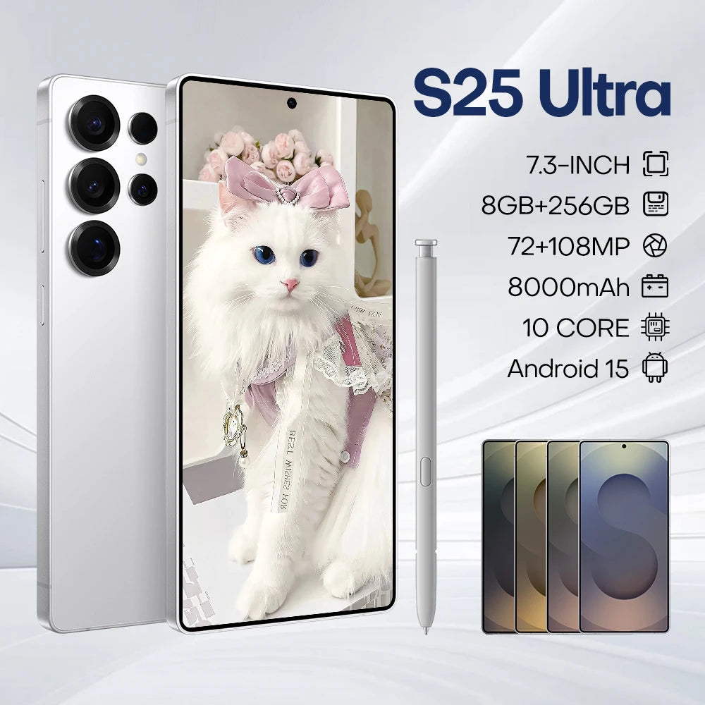 Wholesale Price Hot Selling Brand New Original S25 Ultra Global Version 5G Smartphone Dual SIM 8GB+256GB Android Phone
