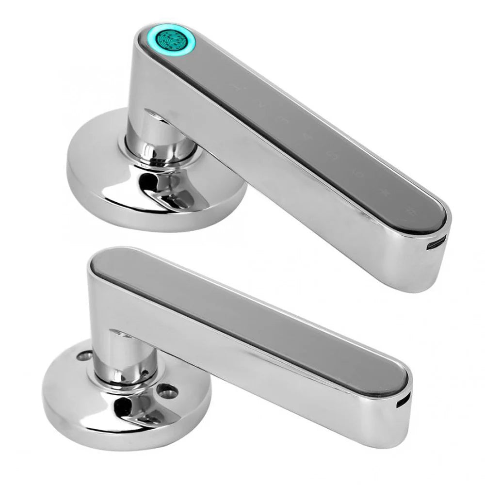 WAFU Tuya BLE Smart Door Lock Biometric Fingerprint Zinc Alloy Aluminum/Steel/Wood Door Electronic Keyless Cloud