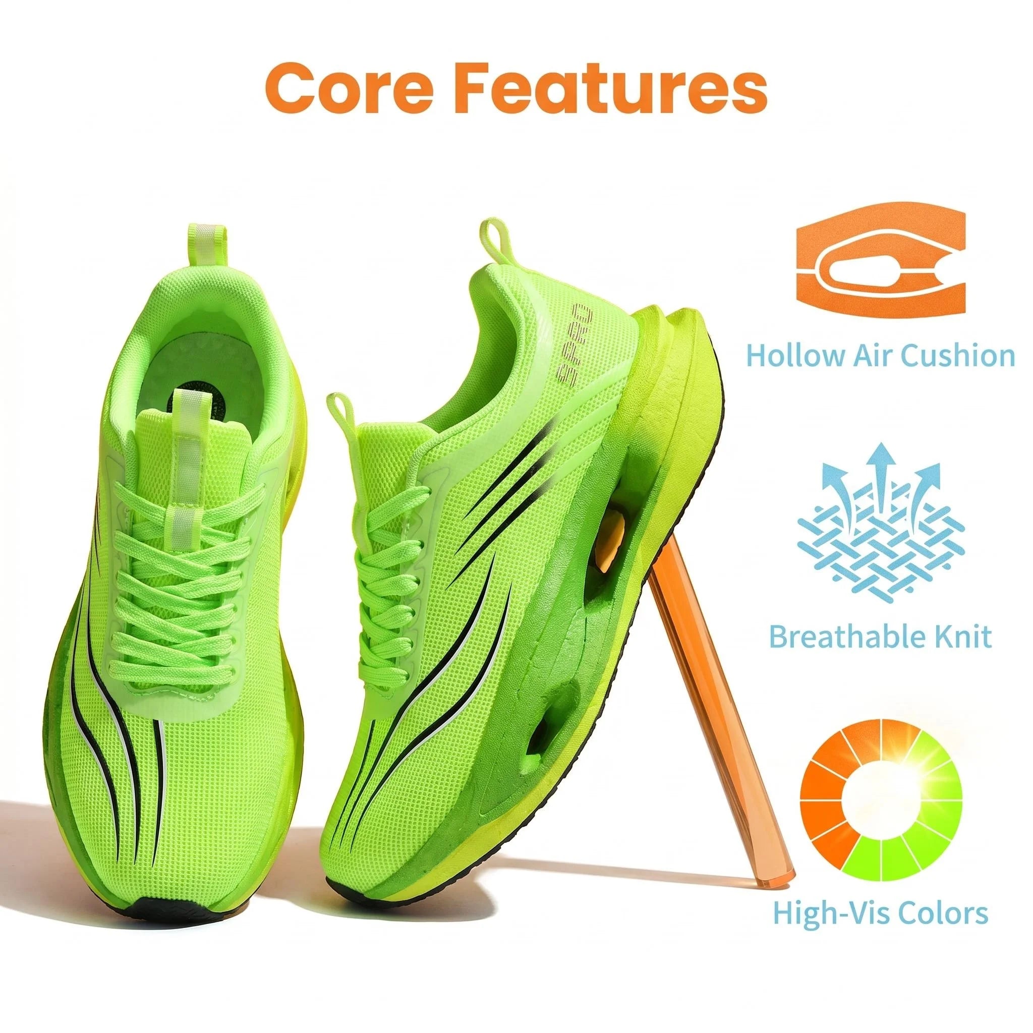 Designer Luxury Lace-up Slides Men Women Waterproof Mesh Lining Carbon Plate Midsole Lightweight Breathable Cloth Upper Sporty