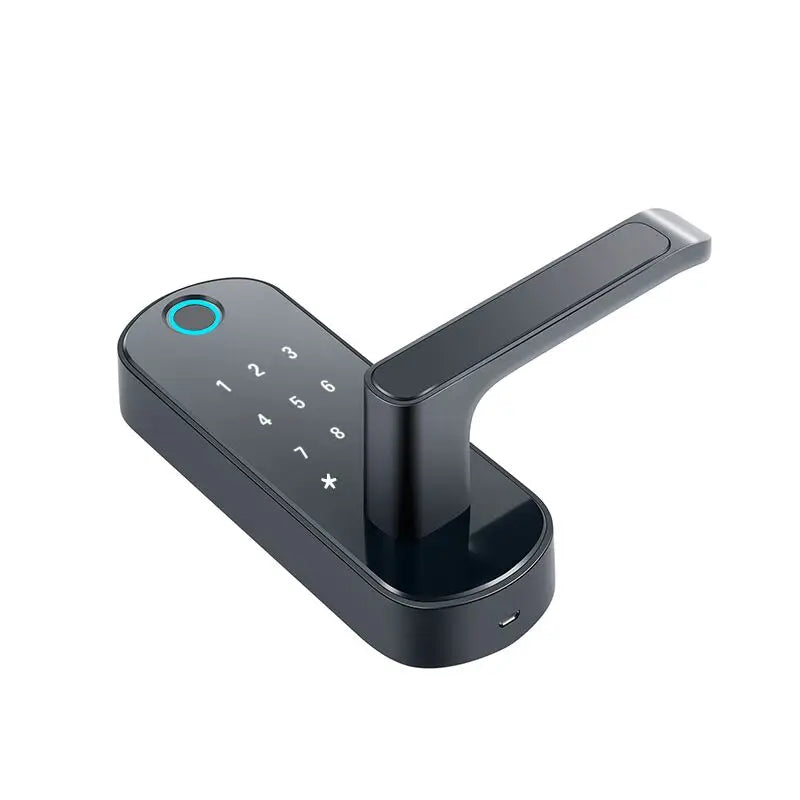 High Quality Tuya TT Lock Zinc Alloy Wood Aluminum Smart Card Fingerprint Door Lock Remote Control APP Memory Card Cloud C7/S7