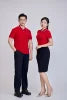 FMF Men's Regular Fit 200g 95% Cotton 5% Spandex Knitted Short Sleeve Shirt | Front Logo Black Casual Button-Up Shirt | High