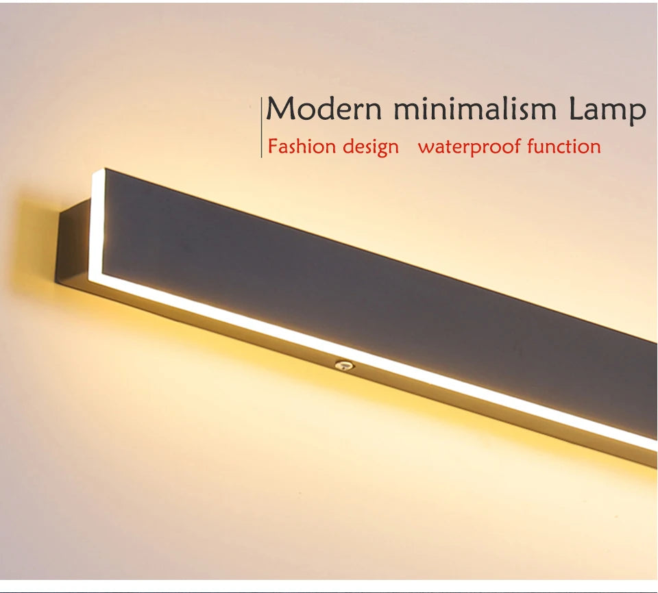 LED Outdoor Wall Light Modern Waterproof IP65 Villa Porch Garden Patio Exterio Wall Lamp Rainproof In Front of Garage Door Lamp