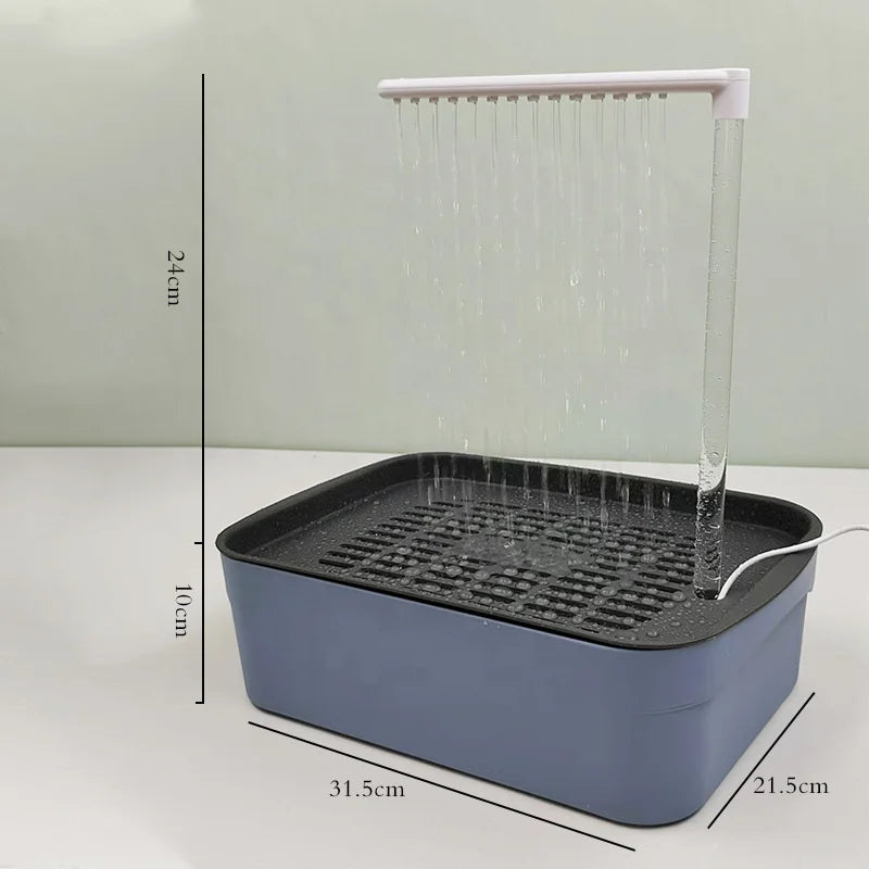 Plastic Bird Bath Shower with Suction Cups for Cage Wall, Household Hanging Bird Spray Bath