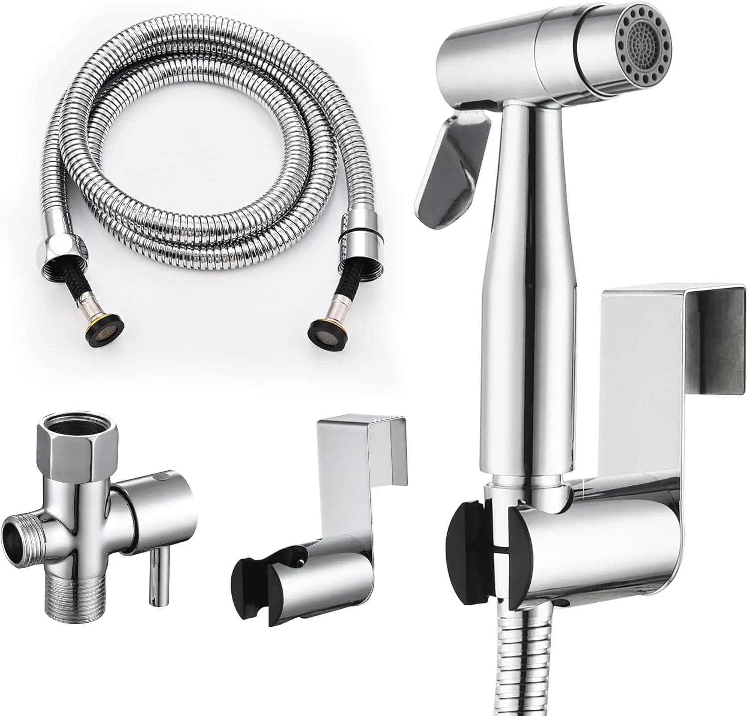 Wall-Mounted Stainless Steel Horizontal Jet Cleaner Spray Gun