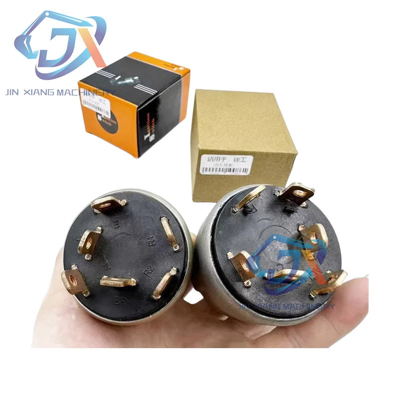 STAR ZEBRA  for A1-3105 XCMG XE60 80 150 210 230 260 Cab Ignition Switch Starts the Electric Door Lock Excavator Parts