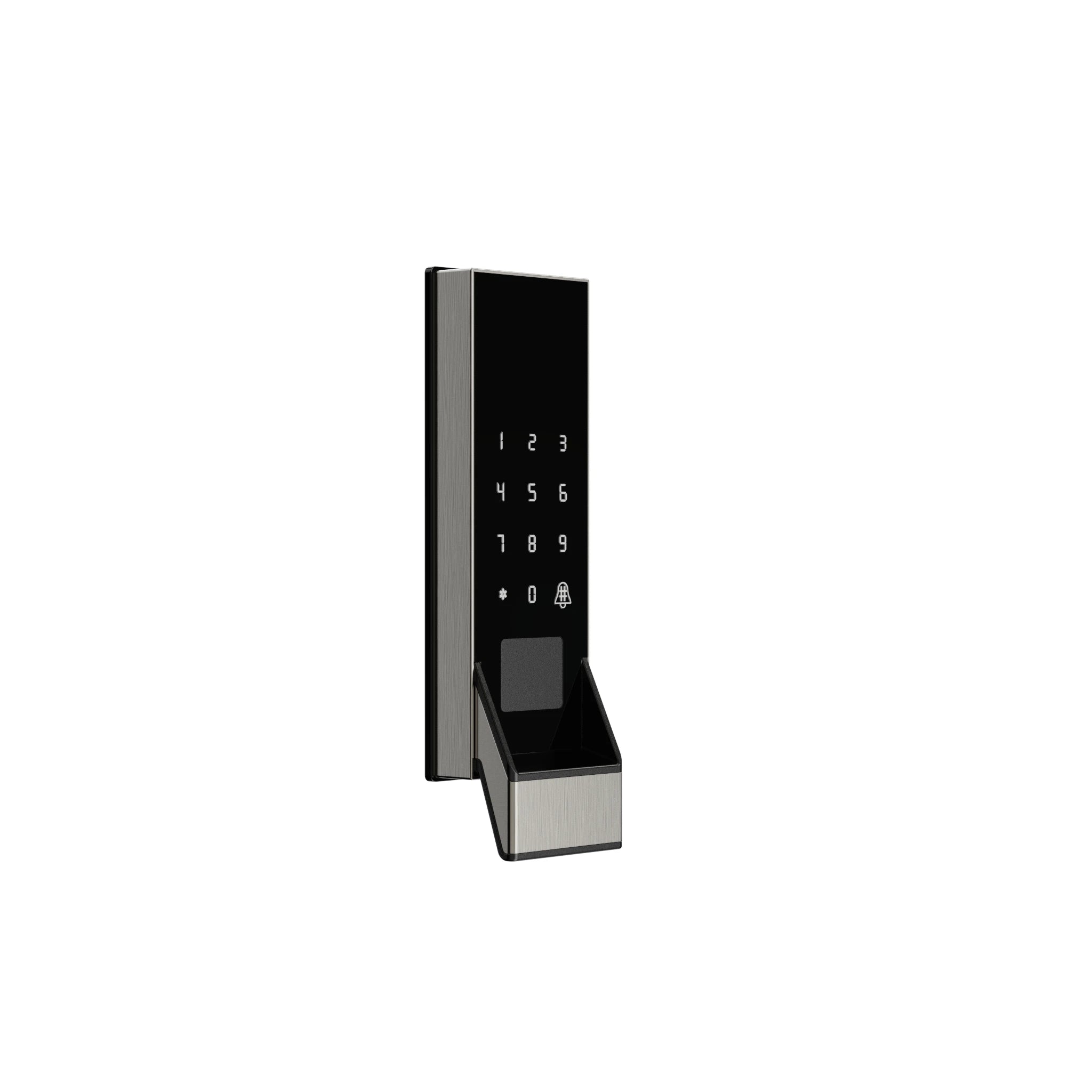 Smart RIM Lock Tuya App Control RFID Key NFC Unlock Outdoor Door Fingerprint Aluminum Alloy Rim Lock