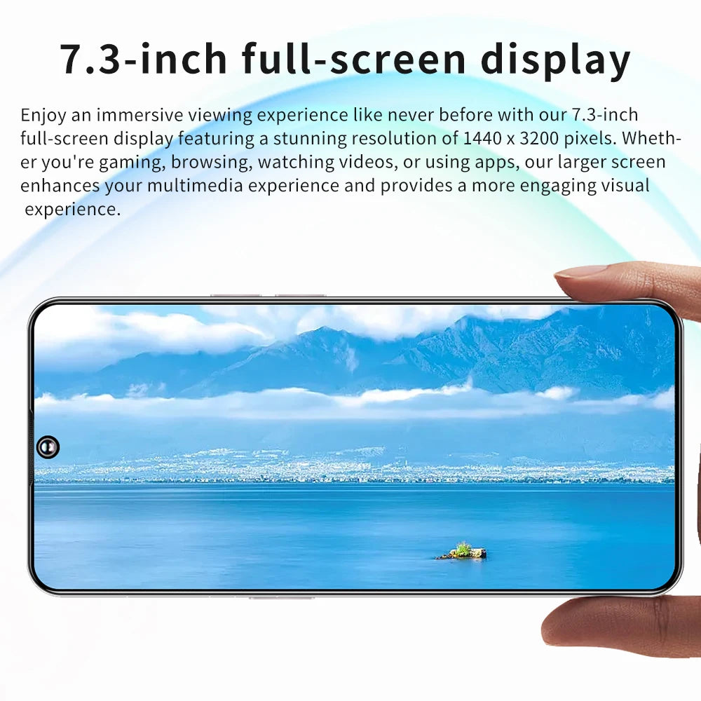 New Arrival S30ultra 5g Phone 7.3 Inch 16gb + 1tb Android Smartphone Android 13 Mobile Phones Wholesale