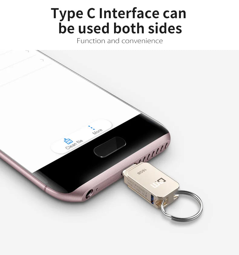 Dual Storage Phone with USB-C 3.0 OTG Durable Metal New Stock