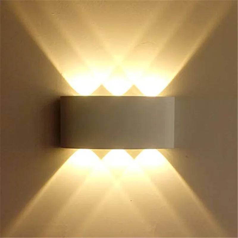LED Wall Light 2W 6W 8W Waterproof Outdoor Wall Lamp Garden Porch Light Decor for Bathroom Bedroom Living Room AC85-265V