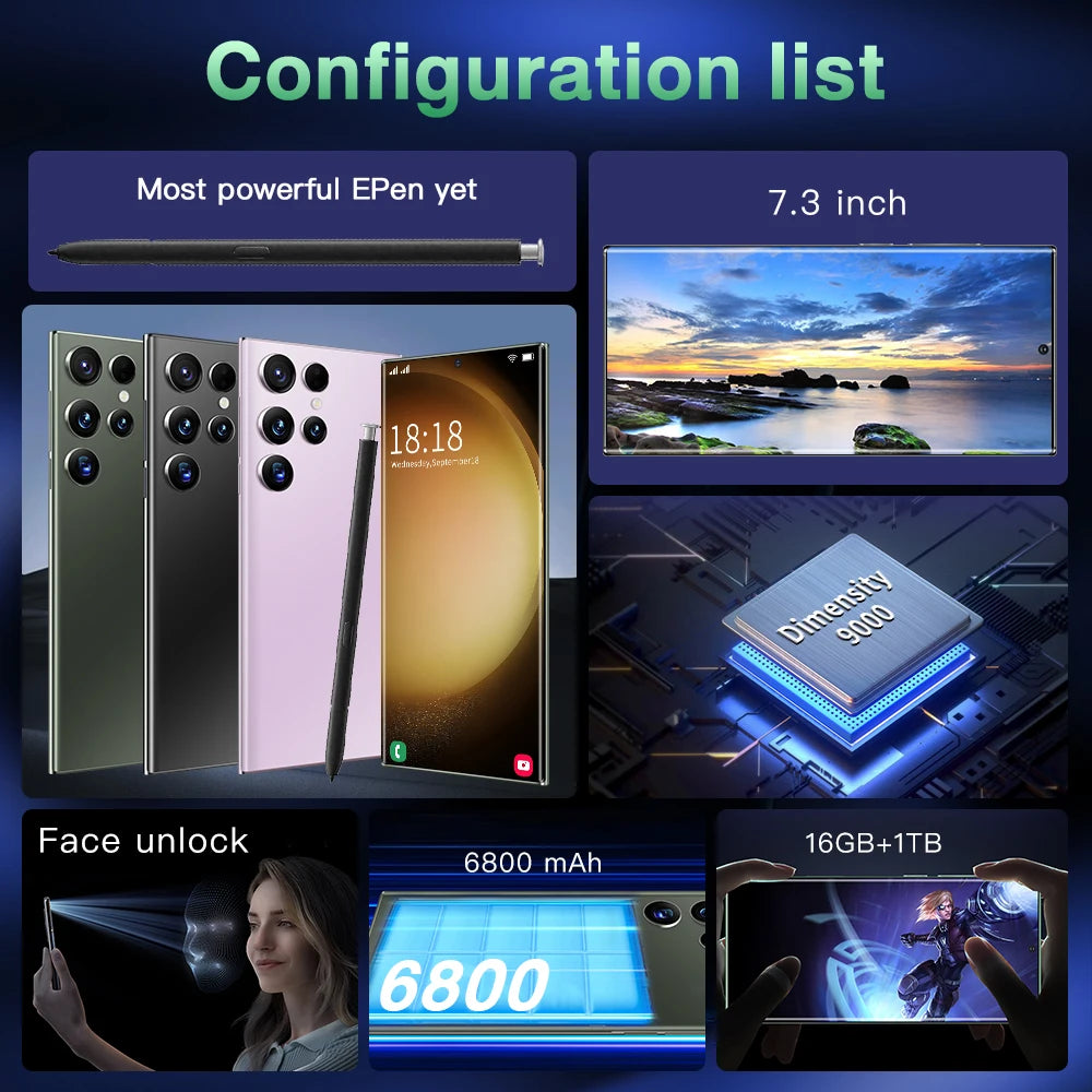 S23 5G Techno Mobile Phones Smartphone Itel Mobile Phones Gaming Mobile Phones