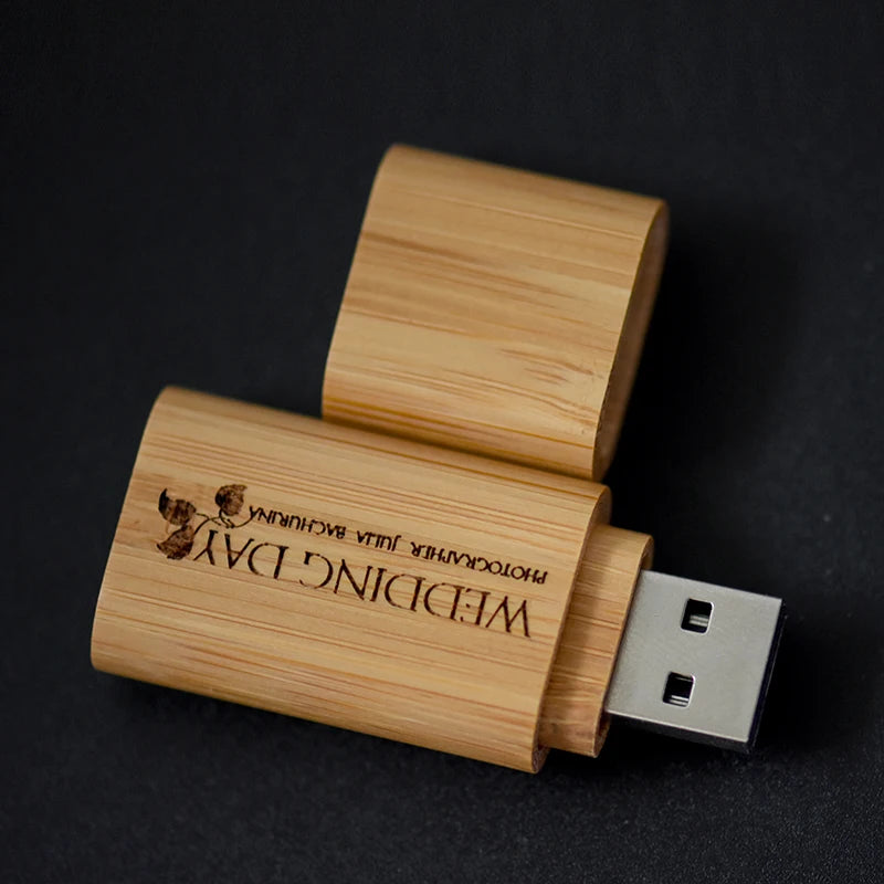 Eco-friendly  Wooden USB Flash Drivs 2.0 Pen Drive 4GB 8GB 16G 32GB 64GB Cle Usb Memory Stick U Dick Free Laser logo