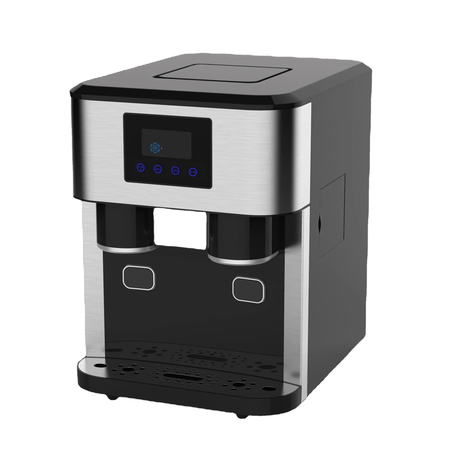 Hengyang Ice Maker 18kg Desktop Small Household Commercial Use Crushed Ice All-in-one Model ZBS-15 220V/110V Manual Water Adding